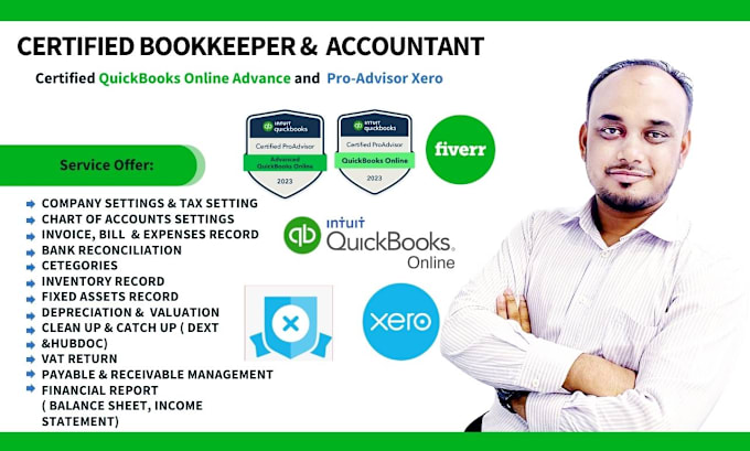 Gig Preview - Do bank reconciliation on quickbooks and xero