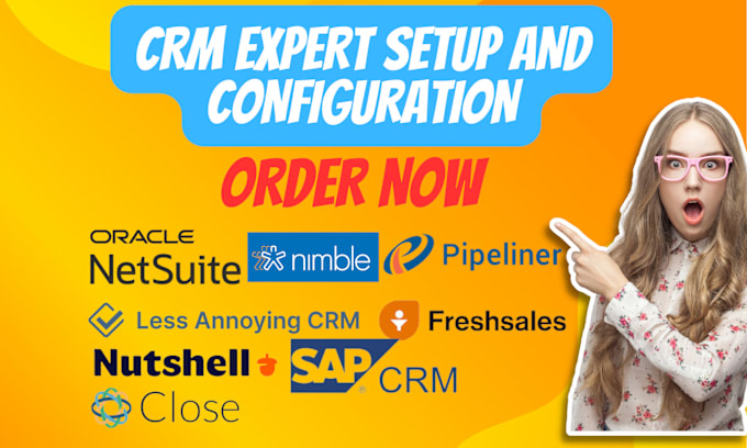 Gig Preview - Setup honeybook pipeliner nimble less annoying freshsales nutshell sap close CRM