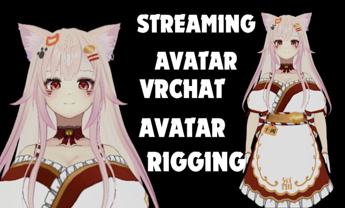 Gig Preview - 3d character modeling rig 3d vtuber model vrm anime 3d modeling vrchat avatar