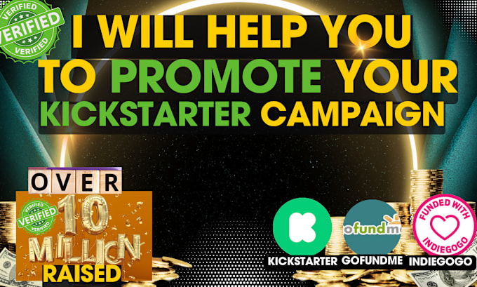 Bestseller - help you to promote your kickstarter crowfunding campaign and drive backers