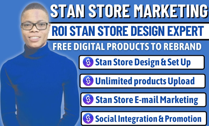 Gig Preview - Do stan store marketing for stan store, stan store design, stan store marketing