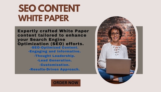 Gig Preview - Assist in SEO content white paper