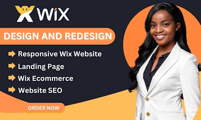 Gig Preview - Redesign wix website wix studio website design wix website design wix ecommerce