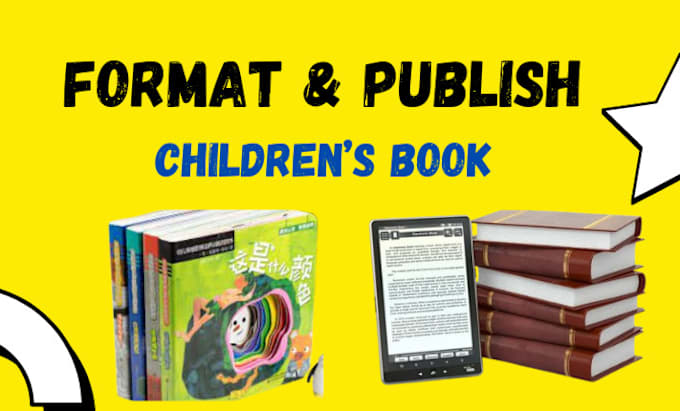 Gig Preview - Do children book formatting, children book publishing on amazon kdp