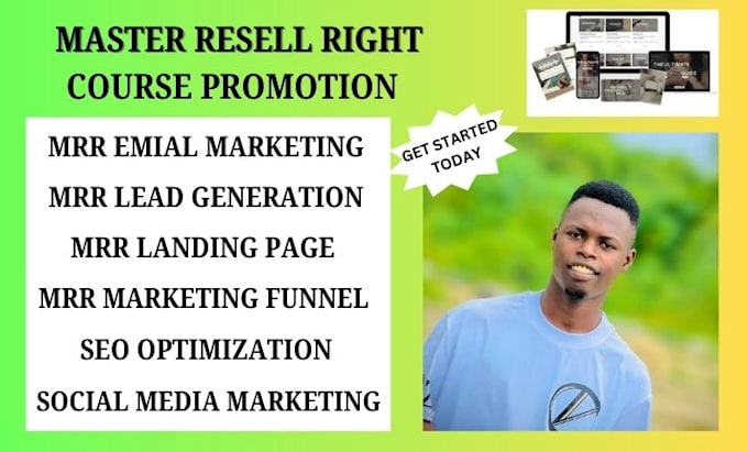 Gig Preview - Boost master resell rights courses sales with email marketing for passive income