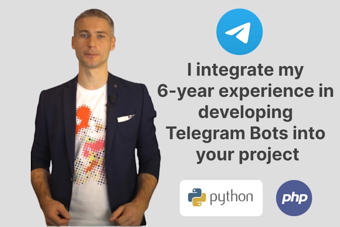 Gig Preview - Develop a smart telegram bot with a user friendly interface