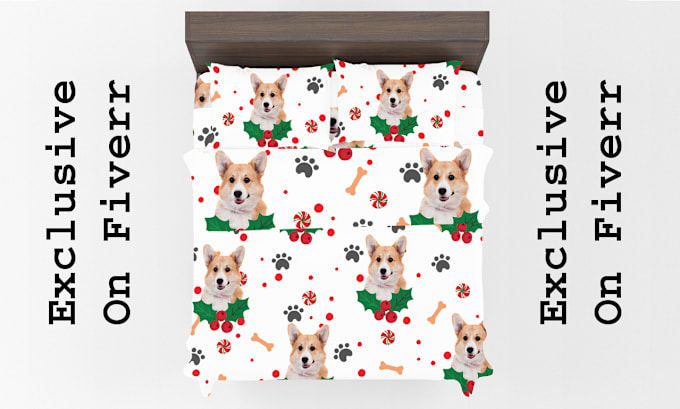 Gig Preview - Make a christmas bed linen for dogs