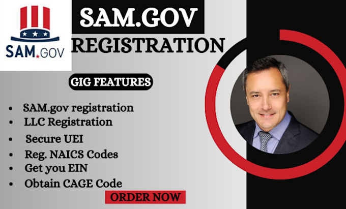 Gig Preview - Do sam gov, nonprofit registration, 501c3, 8a, mbe,  cage, uei code, irs