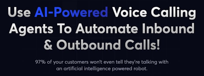 Gig Preview - Make ai calling agent for your business, call center