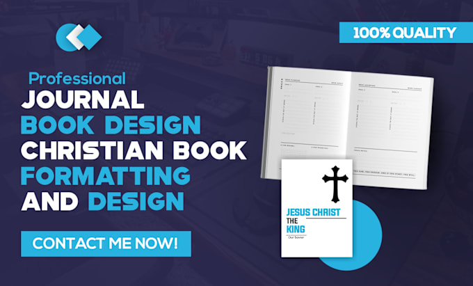 Gig Preview - Design journal, format christian book, calendar checklist design, poetry book