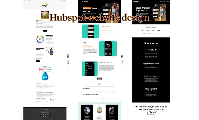 Gig Preview - Design hubspot landing page, hubspot website, do hubspot blog, hubspot expert