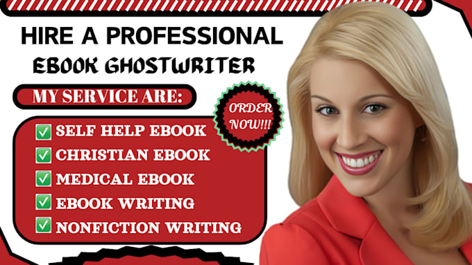 Bestseller - ghostwrite your ebook writing self help, ebook reselling, medical ebook amazon