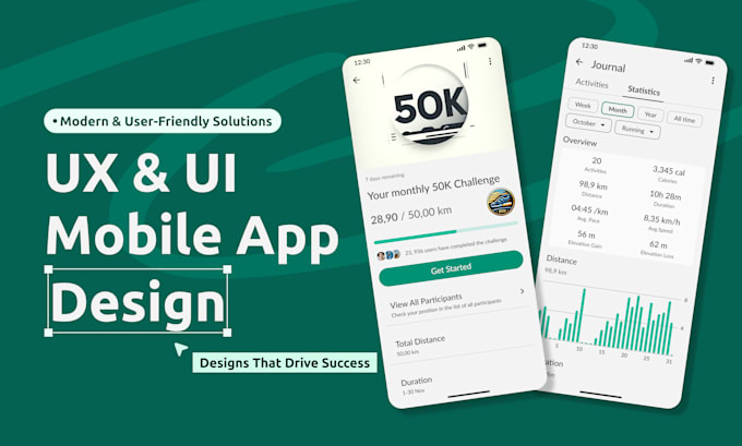 Gig Preview - Design professional and user friendly mobile app UI UX