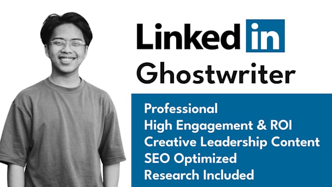 Gig Preview - Be your linkedin or twitter post writer