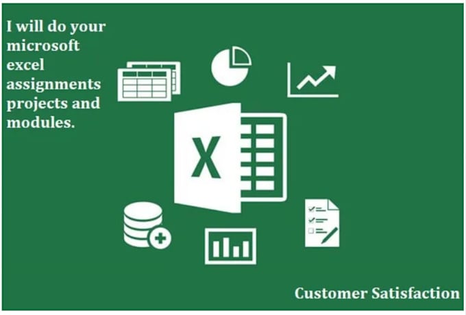 Gig Preview - Do your microsoft excel assignments projects and modules