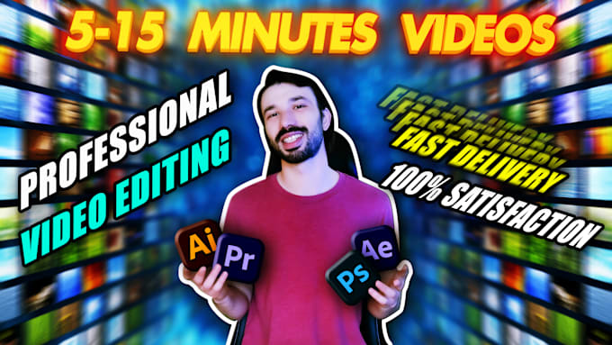 Gig Preview - Do professional video editing