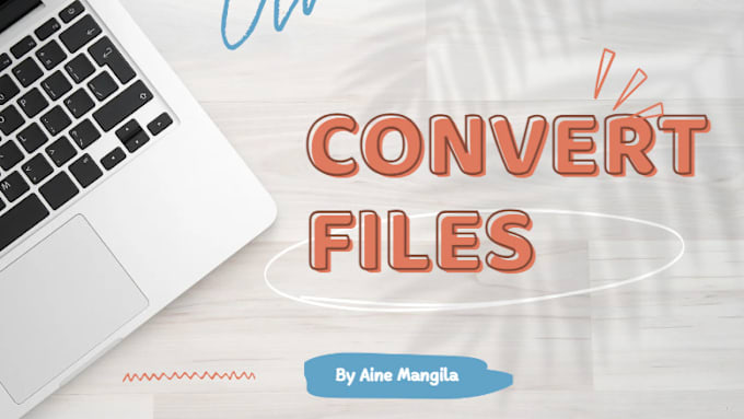 Gig Preview - Convert your files to different formats