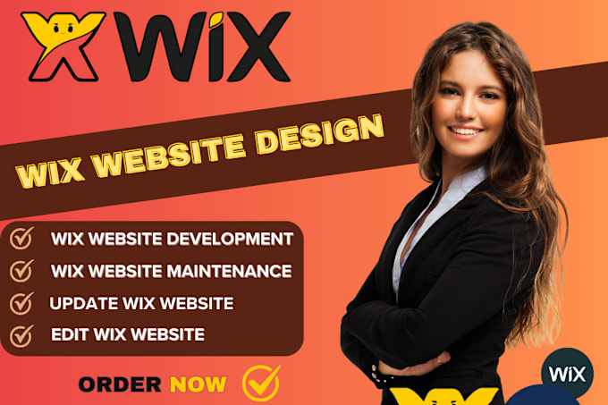 Gig Preview - Wix website redesig wix update wix edit wix website fix wix blog wix maintenance