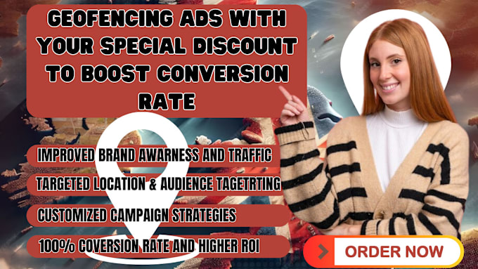 Gig Preview - Setup geofencing ads with your special discount to boost conversion rate