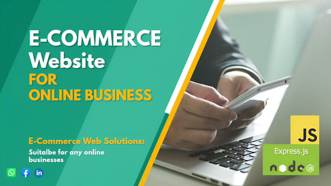 Gig Preview - Make responsive ecommerce websites for any online business