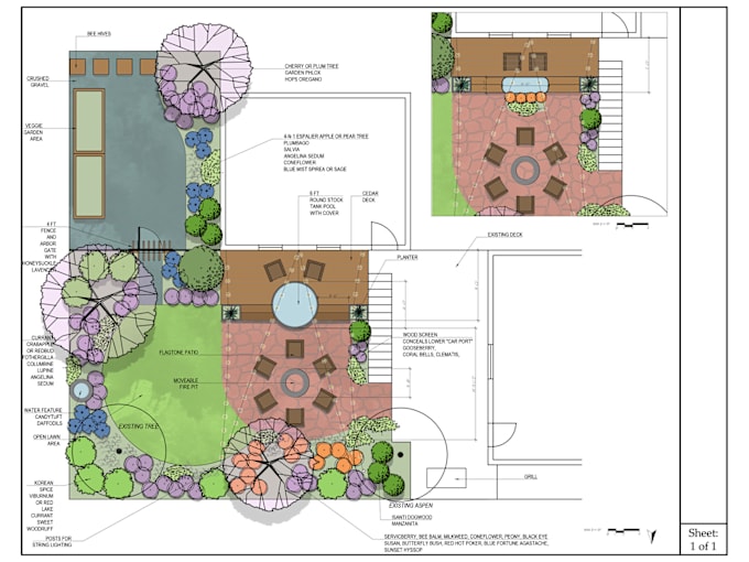 Gig Preview - Design your landscape plan and planting plan