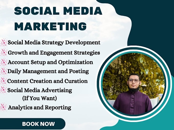 Gig Preview - Social media marketing expert, grow your digital marketing strategy and presence