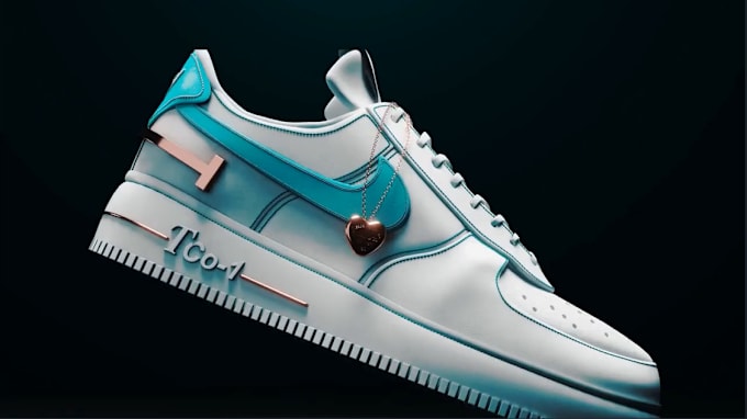 Gig Preview - Create realistic 3d sneaker animation, 3d shoe design, 3d footwear animation