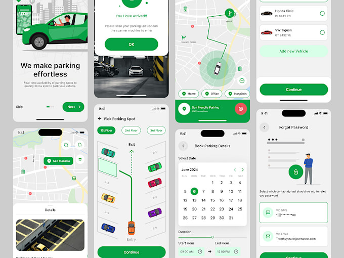 Gig Preview - Build a parking space finder app for business and personal use