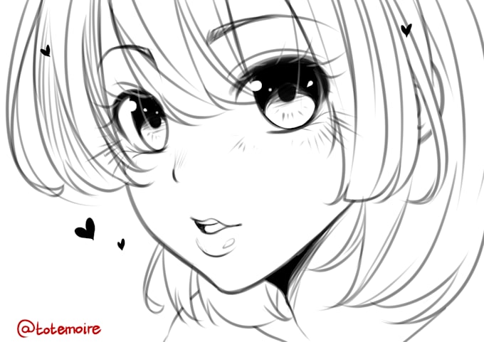 Gig Preview - Draw sfw or nsfw oc or fanart in sketch anime style