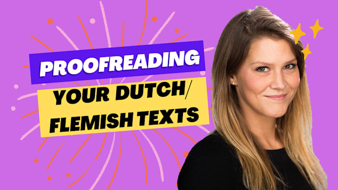 Gig Preview - Proofread and correct your dutch texts