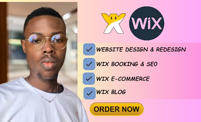 Gig Preview - Wix website redesign wix website design wix website redesign wix ecommerce store