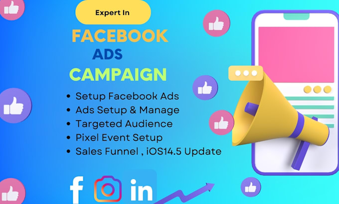 Gig Preview - Setup facebook ads and instagram ads adwards ppc campaign