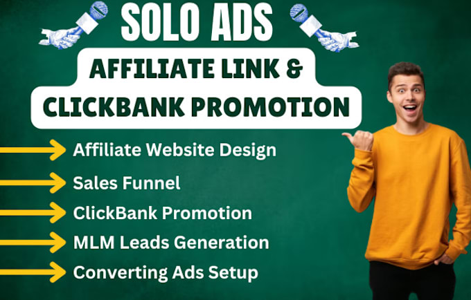 Bestseller - do USA solo ads promotion affiliate link promotion MLM lead klaviyo sales funnel