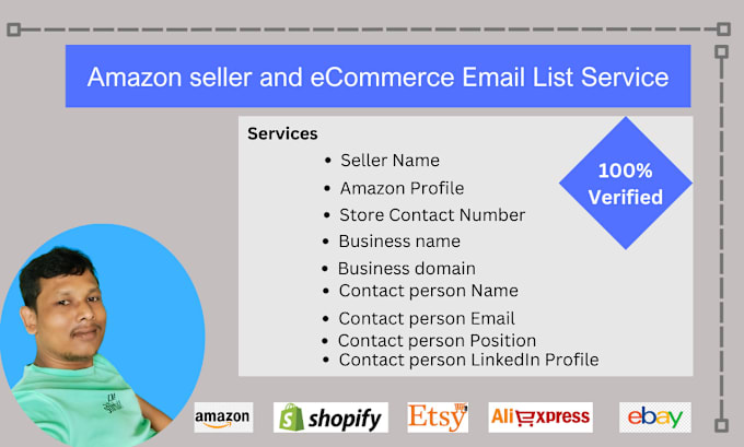 Bestseller - boost your business with expert amazon seller and ecommerce email list service