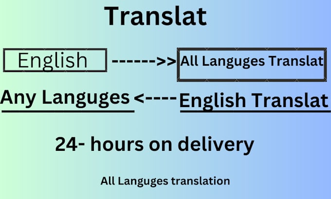 Gig Preview - Professional and timely translate english to all languages