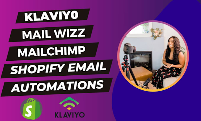 Gig Preview - Setup shopify email automation,klaviyo,mailwizz, mailchimp email campaign design