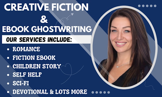 Gig Preview - Be your ebook ghostwriter, ghost book writer, fiction, non fiction ghostwriter