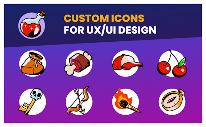 Gig Preview - Draw cartoon icons and illustration for ux ui web design