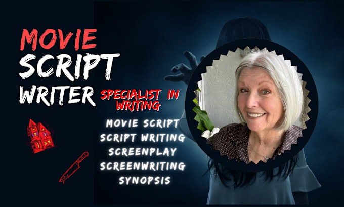 Gig Preview - Write movie script, screenplay, film script, screenwriting, movie scriptwriter