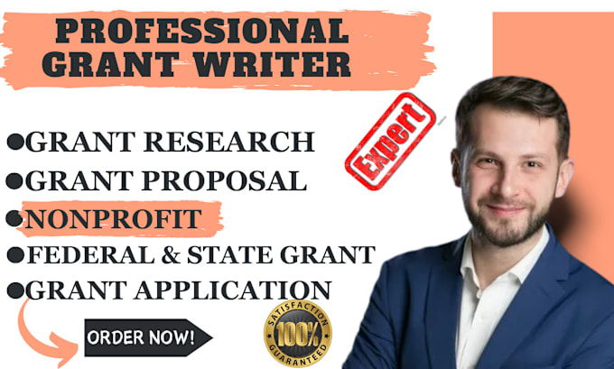 Gig Preview - Do grant research, write winning grant proposals for your nonprofit, business