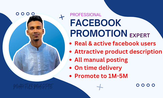 Gig Preview - Promote your products to huge audience at facebook in USA