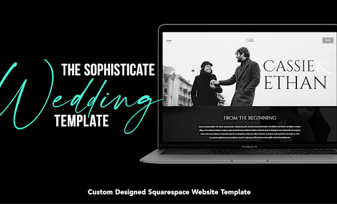 Gig Preview - Provide a premium elegant website template for your wedding