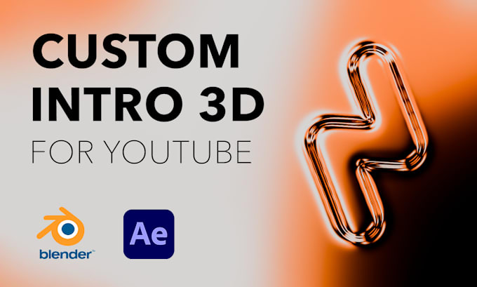 Gig Preview - Create custom 3d intro for youtube