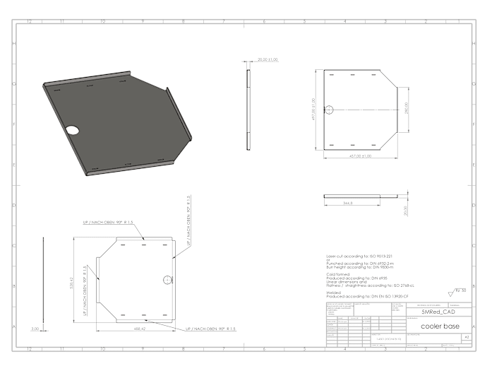 Gig Preview - Provide 2d technical drawing for manufacturing dfm