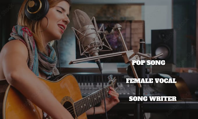 Gig Preview - Be your pop female singer, edm, lyrics writer and song writer