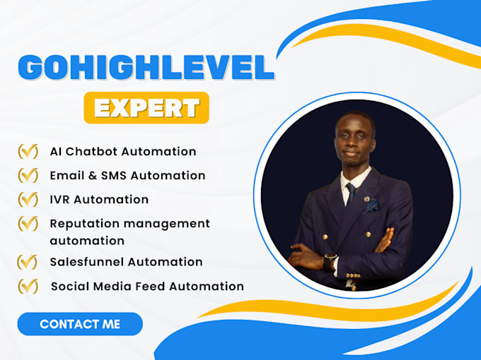 Gig Preview - Be ghl expert ghl automation expert, email sms workflow expert, gohighlevel VA