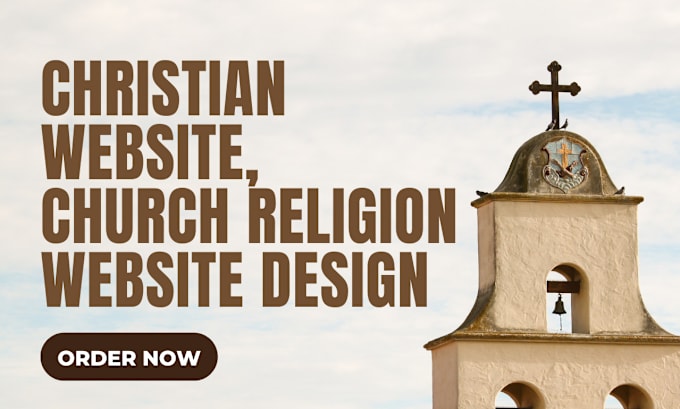 Gig Preview - Build church religion website, christian website, sermons and donation website