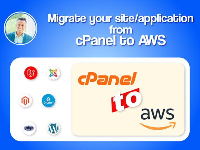 Gig Preview - Get your website or application migrated from cpanel to AWS