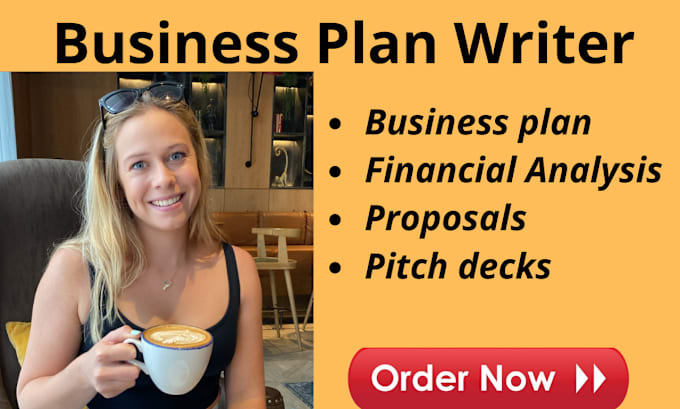 Gig Preview - Write a complete business plan for startups with 5 year financial plan