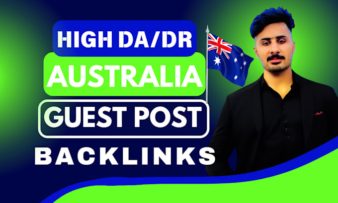 Gig Preview - Provide australia guest post with dofollow backlinks